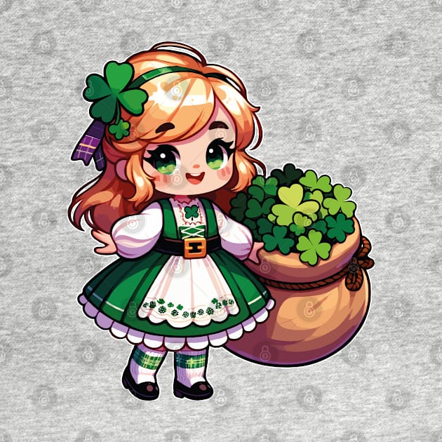 A Irish Girl In St Patrick Day by ArtworksByKris